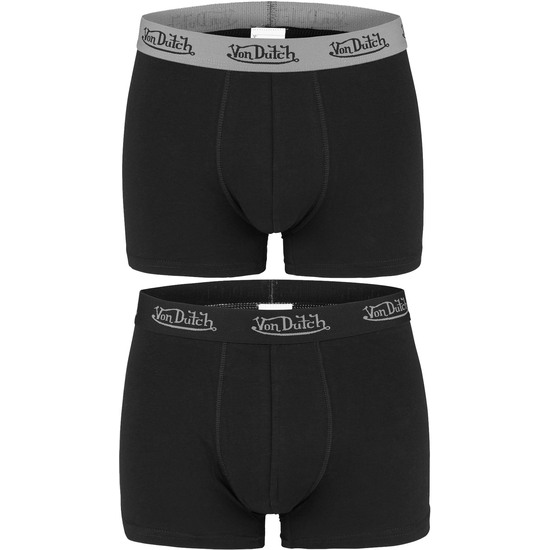 LOTE 2 BOXER CALZONCILLO VON DUTCH PARA HOMBRE - A 2 COLORES CON DETALLE EN CINTURA image 0