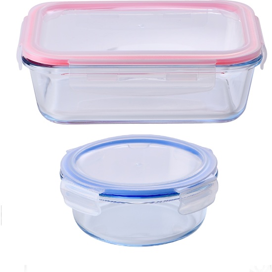 RECIPIENTES HERMÉTICOS PARA TRANSPORTE DE ALIMENTOS, DE 1 LITRO Y DE 620 ML. image 0