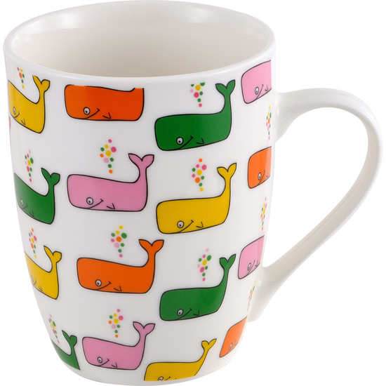 SET DE 2 TAZAS MUG INFANTIL, CON IMPRESIONES COLORIDAS, 11 CM, 360 ML. image 1