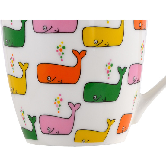 SET DE 2 TAZAS MUG INFANTIL, CON IMPRESIONES COLORIDAS, 11 CM, 360 ML. image 5