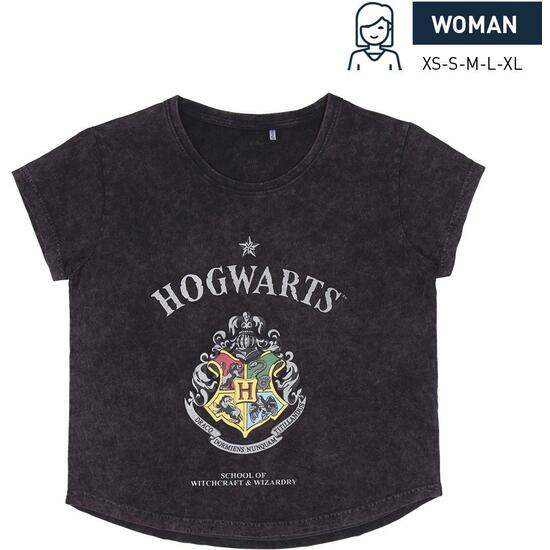 CAMISETA CORTA SINGLE JERSEY HARRY POTTER DARK GRAY image 0