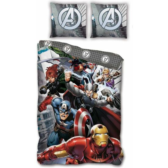 FUNDA NORDICA VENGADORES AVENGERS MARVEL CAMA 90CM MICROFIBRA image 0