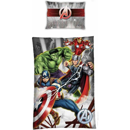 FUNDA NORDICA VENGADORES AVENGERS MARVEL CAMA 90CM MICROFIBRA image 0