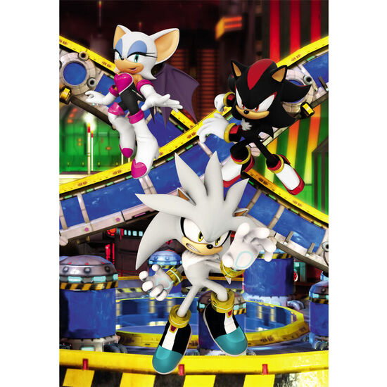 PUZZLE SONIC THE HEDGEHOG 3X48PZS image 1