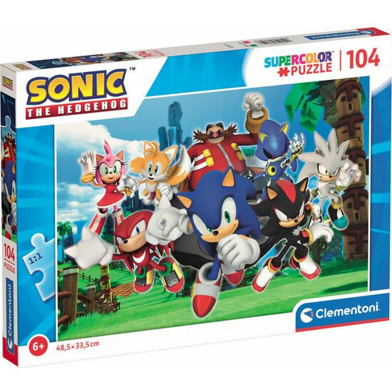 PUZZLE SONIC THE HEDGEHOG 104PZS image 0