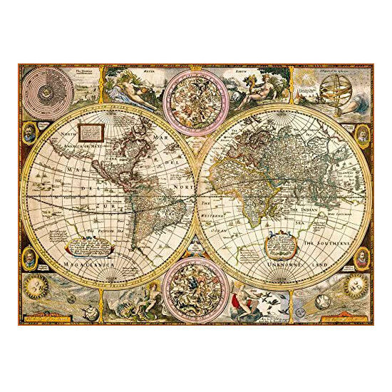 PUZZLE MAPA ANTIGUO 3000PZS image 0