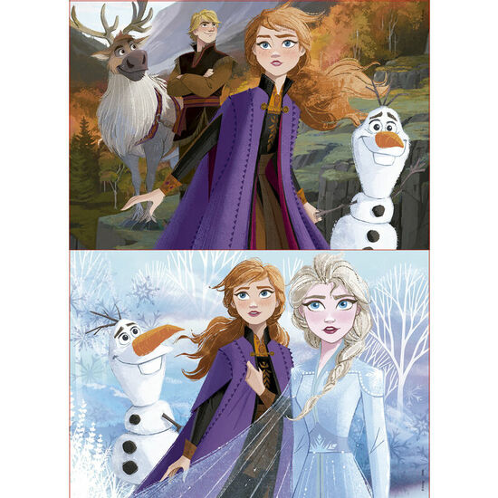 PUZZLE FROZEN 2 DISNEY MADERA 2X50PZS image 1