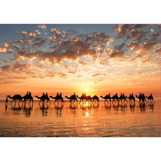 PUZZLE ATARDECER DORADO EN CABLE BEACH AUSTRALIA 1000PZS image 0