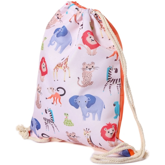 GYMBAG SACO ANIMALES ZOO 42X32 image 2