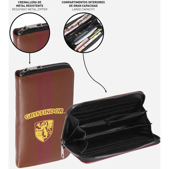 CARTERA TARJETERO POLIPIEL HARRY POTTER BROWN image 3