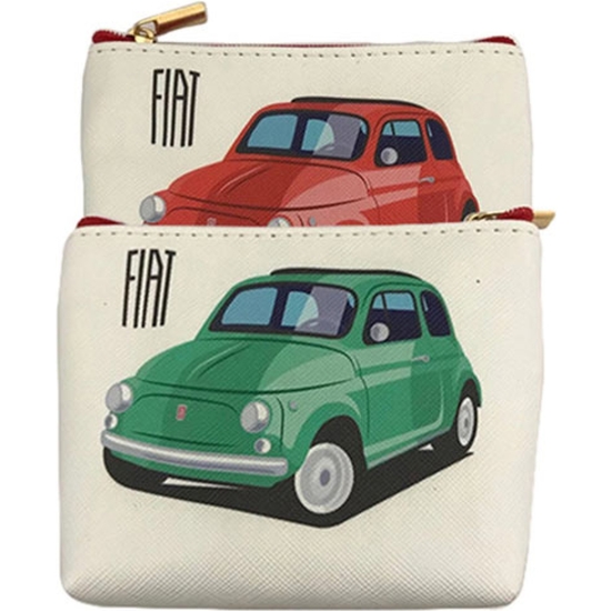 MONEDERO PVC COCHE FIAT RETRO 11X8 SURT image 0