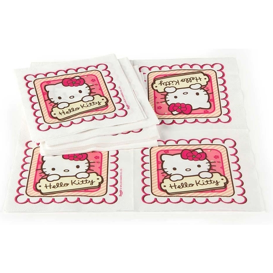 PACK 20 SERVILLETAS 2 CAPAS HELLO KITTY  image 1