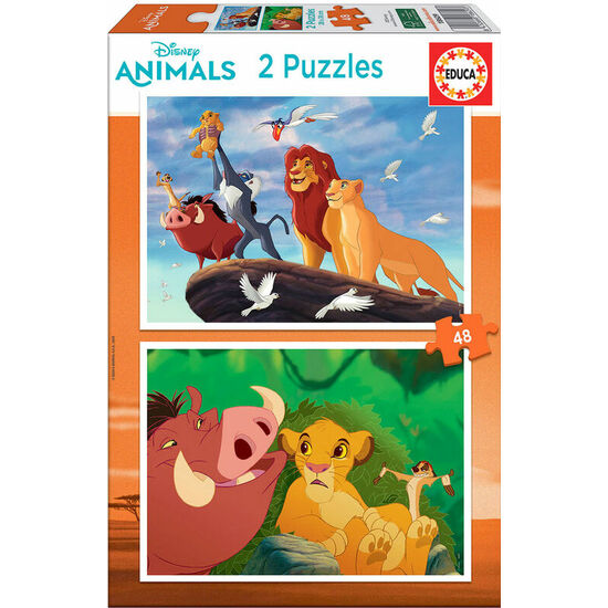 PUZZLE EL REY LEON DISNEY 2X48PZS image 1