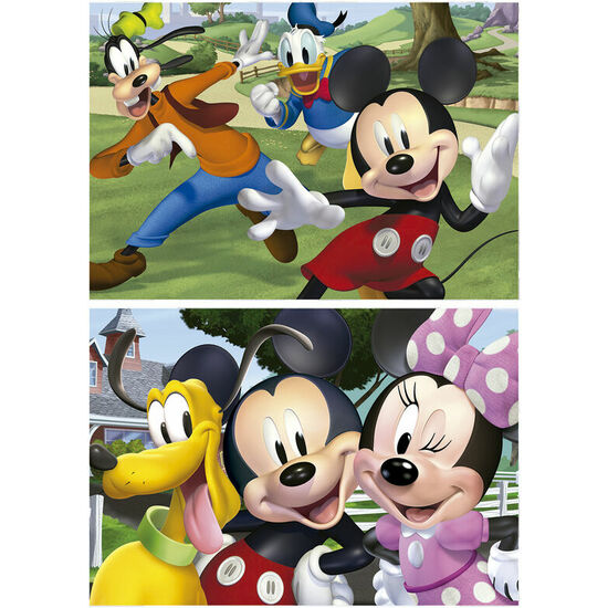 PUZZLE MICKEY AND FRIENDS DISNEY MADERA 2X50PZS image 1