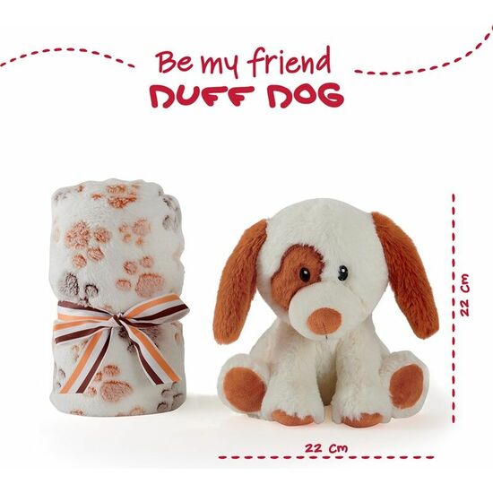 PELUCHE + MANTA SUAVE PERRITO DUFF 22CM image 1