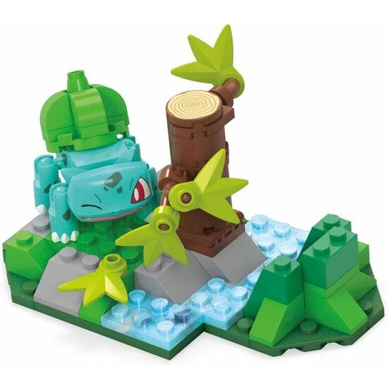 KIT CONSTRUCCION MEGA CONSTRUX BULBASUR FOREST FUN POKEMON 82PZS image 2