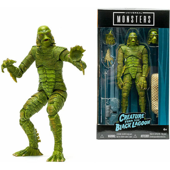 FIGURA EL MONSTRUO DE LA LAGUNA NEGRA UNIVERSAL MONSTERS 15CM image 0