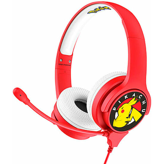 AURICULARES INFANTILES PIKACHU RED POKEMON image 1