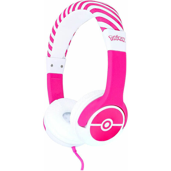 AURICULARES INFANTILES PINK POKEBALL POKEMON image 0