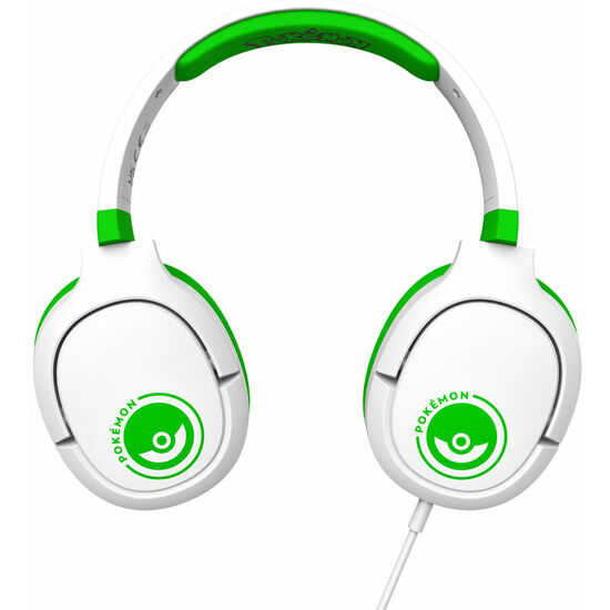 AURICULARES GAMING POKEBALL WHITE AND GREEN POKEMON image 2