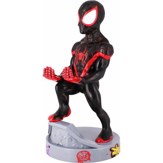 CABLE GUY SOPORTE SUJECION FIGURA MILES MORALES SPIDERMAN MARVEL 21CM image 0