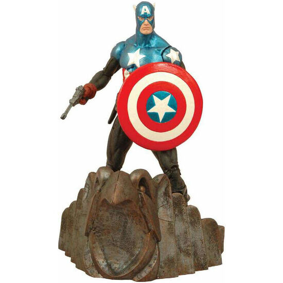 FIGURA CAPITAN AMERICA MARVEL SELECT 18 CM image 0