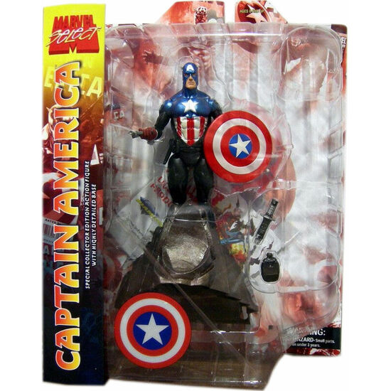 FIGURA CAPITAN AMERICA MARVEL SELECT 18 CM image 1