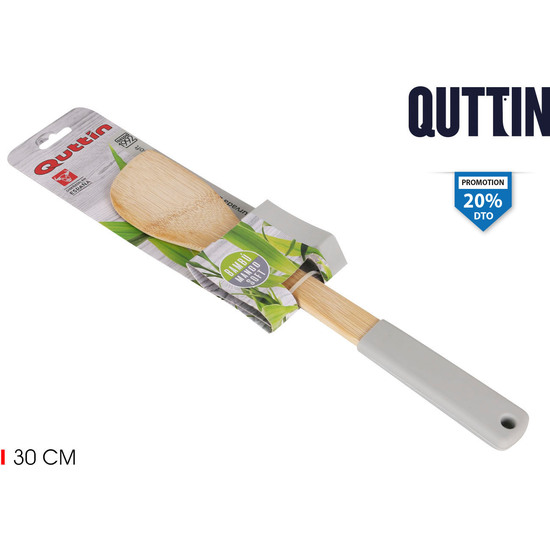 PALA CURVADA BAMBU 30CM MANGO SOFT QUTTIN image 0