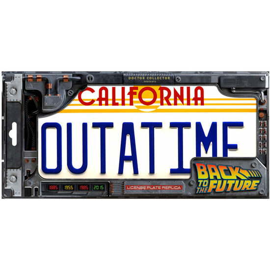 REPLICA MATRICULA DELOREAN OUTATIME REGRESO AL FUTURO image 2