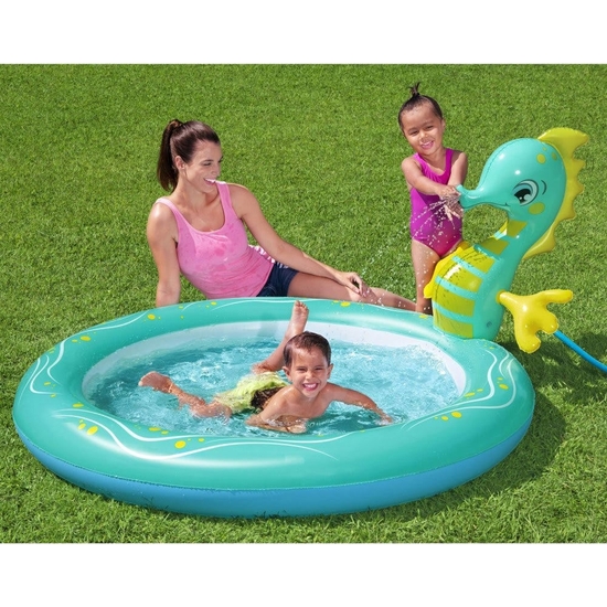 PISCINA BESWAY HINCH.SEA HORSE295X160X86 image 2