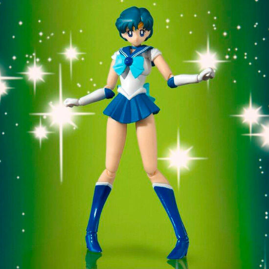 FIGURA SAILOR MERCURY ANIMATION COLOR EDITION SAILOR MOON 14CM image 0