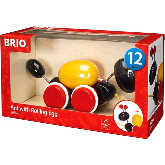 BRIO ARRASTRE HORMIGA CON HUEVO image 1