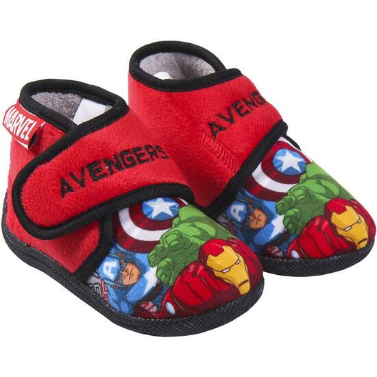 ZAPATILLAS DE CASA MEDIA BOTA AVENGERS RED image 0