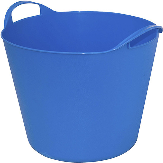 BOLSA PARA MÚLTIPLES USOS, EN MATERIAL PLÁSTICO FLEXIBLE, DE COLOR AZUL Ø SUP. 385 MM. INF. 280 H 300/340 MM. image 0
