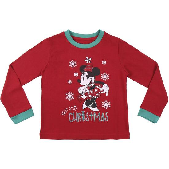 PIJAMA LARGO SINGLE JERSEY MICKEY RED image 1