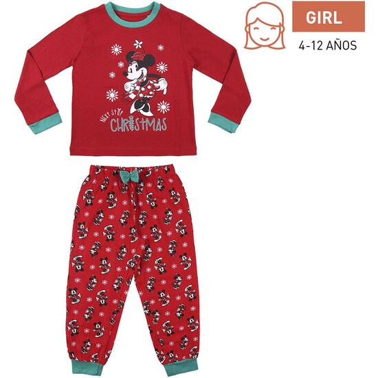 PIJAMA LARGO SINGLE JERSEY MICKEY RED image 0