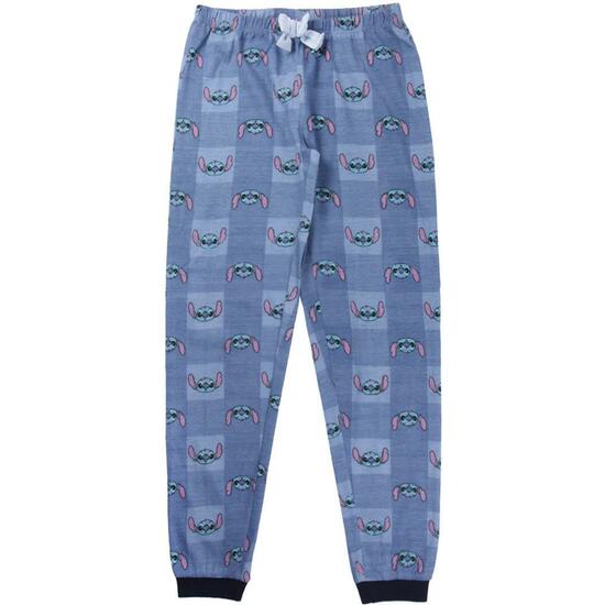 PIJAMA LARGO SINGLE JERSEY STITCH BLUE image 3