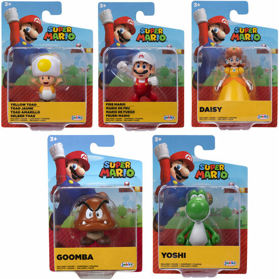 PACK 8 FIGURAS SUPER MARIO WAVE 34 SUPER MARIO NINTENDO 6CM SURTIDO image 0