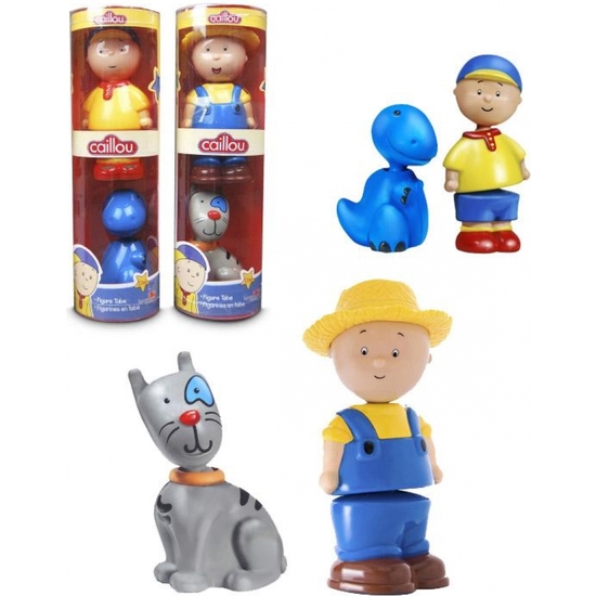 CAILLOU TUBO CON 2 FIGURAS  image 0