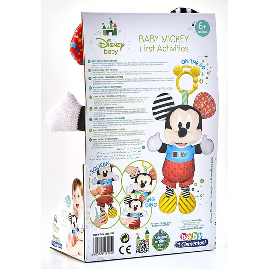 BABY MICKEY PELUCHE CON SONIDOS 26CM 6M image 2