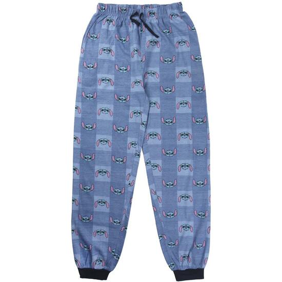 PIJAMA LARGO SINGLE JERSEY STITCH BLUE image 3