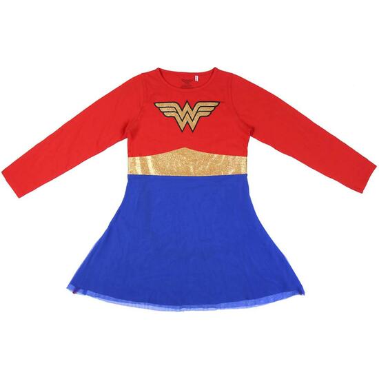 VESTIDO SINGLE JERSEY TUTU WONDER WOMAN RED image 0