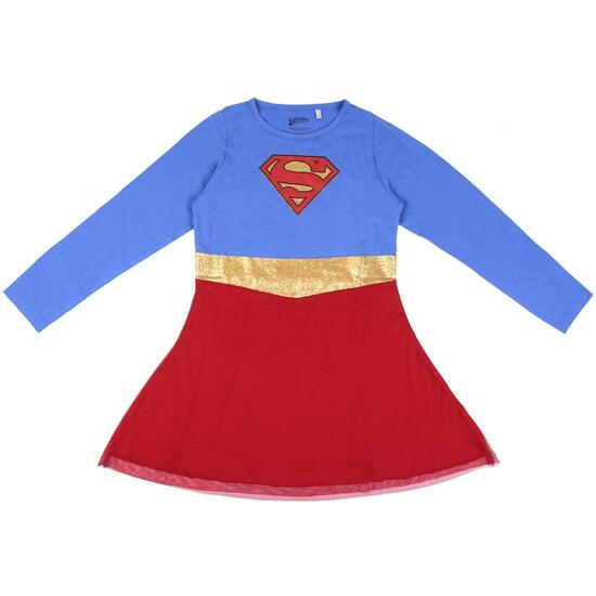 VESTIDO SINGLE JERSEY TUTU SUPERMAN RED image 0