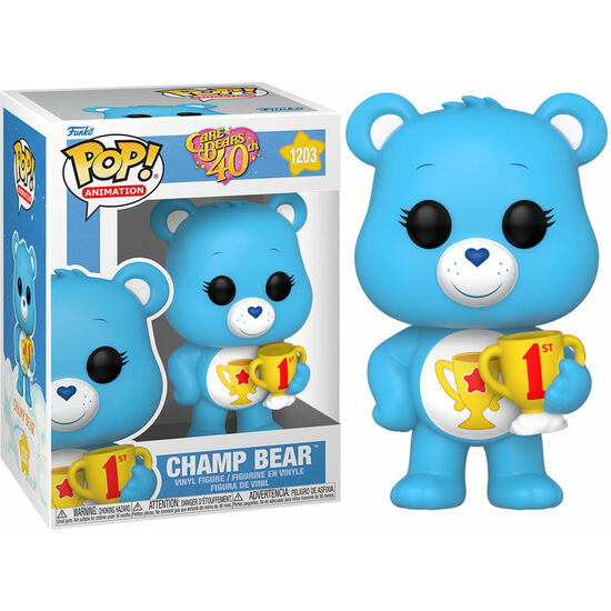 FIGURA POP CARE BEARS 40TH ANNIVERSARY CHAMP BEAR image 1