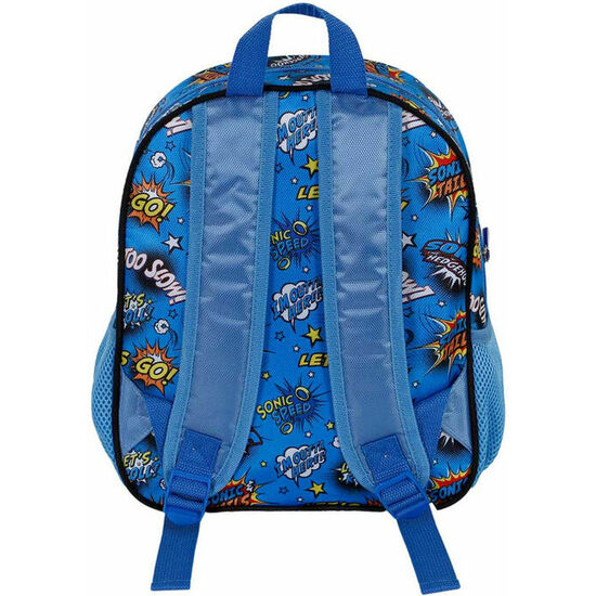 MOCHILA 3D LETS ROLL SONIC THE HEDGEHOG 31CM image 1