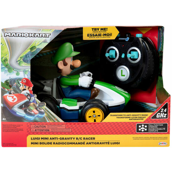 COCHE MINI RC RACER LUIGI MARIO KART NINTENDO RADIO CONTROL image 0