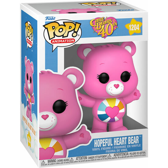 FIGURA POP CARE BEARS 40TH ANNIVERSARY HOPEFUL HEART BEAR image 0