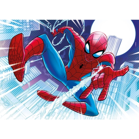 SPIDERMAN PUZZLE 104 PZAS NEÓN  image 1