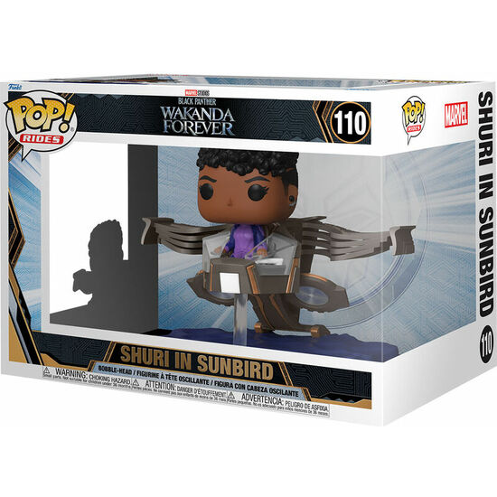 FIGURA POP BLACK PANTHER WAKANDA FOREVER SHURI IN SUNBIRD image 2