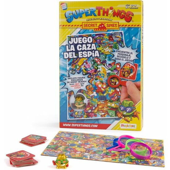 SUPERTHINGS JUEGO DE MESA LA CAZA DEL ESPÍA image 0